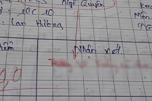 Đạt điểm tuyệt đối, nữ sinh vẫn nhận về lời phê 'đắng lòng' từ cô giáo
