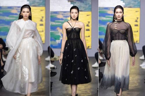 Hoa hậu Đỗ Thị Hà và hai Á hậu đọ thần thái kiêu sa 'một chín một mười' trên sàn catwalk