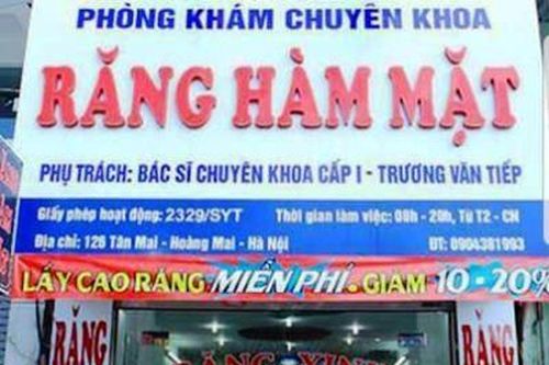 Phòng khám nha khoa ở Hà Nội hoạt động 'chui' 3 năm, bác sĩ ủy quyền cho người khác... hành nghề