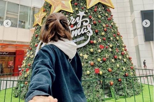 Những cây thông Noel khổng lồ được giới trẻ check-in tại Hà Nội