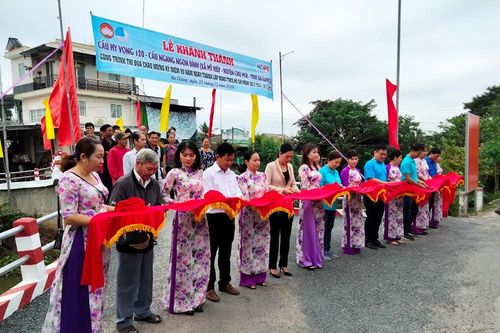Khánh thành cầu Hy vọng 120-cầu Ngang Ngọn Đình và cầu Hy vọng 144-cầu Xẻo Dầu Giữa