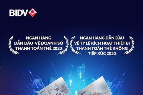 Thanh toán thẻ BIDV lên ngôi