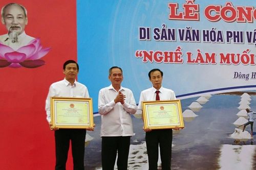 Nghề làm muối ở Bạc Liêu vinh dự được công nhận Di sản ăn hóa phi vật thể quốc gia