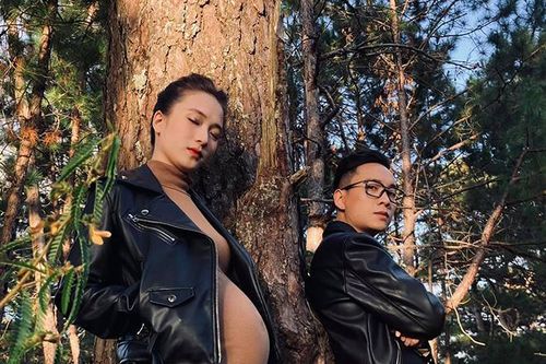 Mang bầu gần sinh, bà xã JustaTee khoe nhan sắc khiến nhiều chị em ghen tỵ