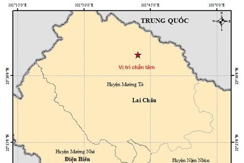 Động đất 3,6 độ tại Mường Tè, Lai Châu