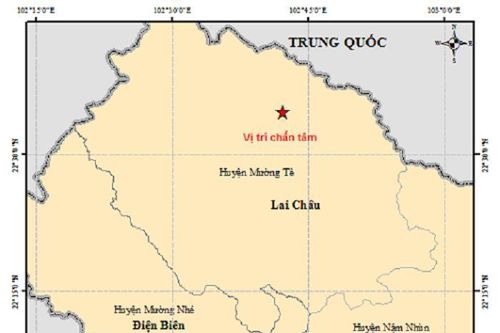 Lai Châu xảy ra động đất mạnh 3,6 độ richter