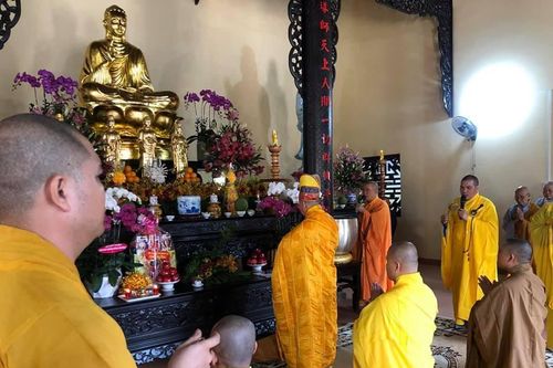 Khánh Hòa: An vị tượng Phật tại chùa Diên Tân