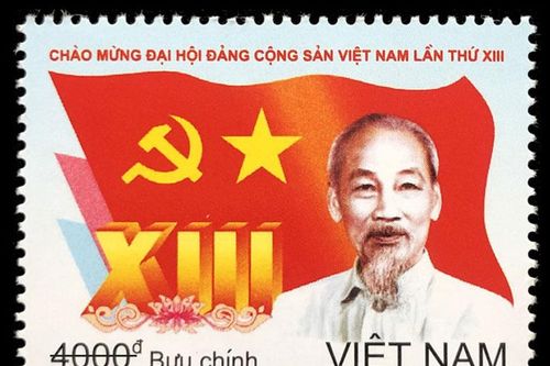 Phát hành đặc biệt bộ tem chào mừng Đại hội XIII của Đảng