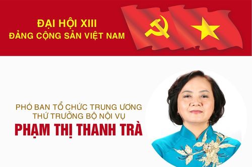 Infographic: Sự nghiệp Thứ trưởng Bộ Nội vụ Phạm Thị Thanh Trà