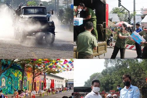 Những hình ảnh ấn tượng bên trong khu bị phong tỏa ở Bình Dương
