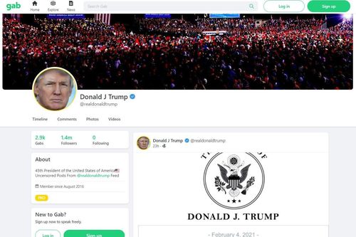 Ông Donald Trump tái xuất trên mạng xã hội