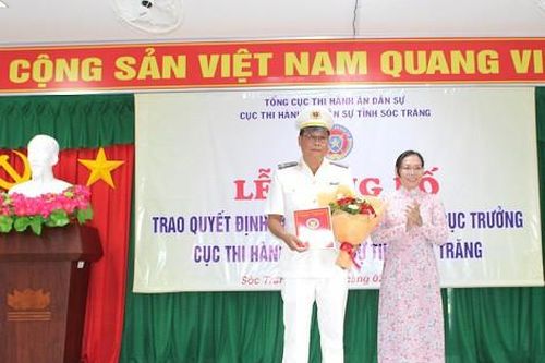 Bổ nhiệm Phó Cục trưởng Cục THADS tỉnh Sóc Trăng