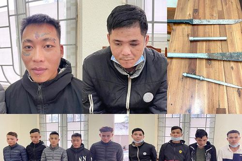 Công an huyện Triệu Sơn bắt 11 đối tượng hủy hoại tài sản