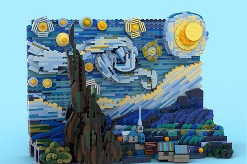 Kiệt tác hội họa của Van Gogh được sản xuất thành bộ lắp ghép Lego hơn 1000 chi tiết