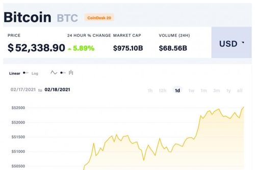 Giá Bitcoin hôm nay 18/2: Tiếp tục tăng mạnh, thiết lập đỉnh mới 52.621 USD