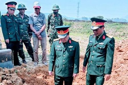 Đội 584, Bộ CHQS tỉnh Quảng Trị quy tập được hai bộ hài cốt liệt sĩ