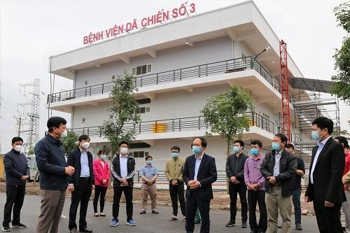 Bệnh viện Dã chiến 3 Hải Dương tiếp nhận 1 bệnh nhân COVID-19 đầu tiên