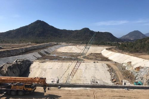 Cụm công trình cửa xả Dự án Thủy điện tích năng Bác Ái sẽ về đích trong tháng 3/2021