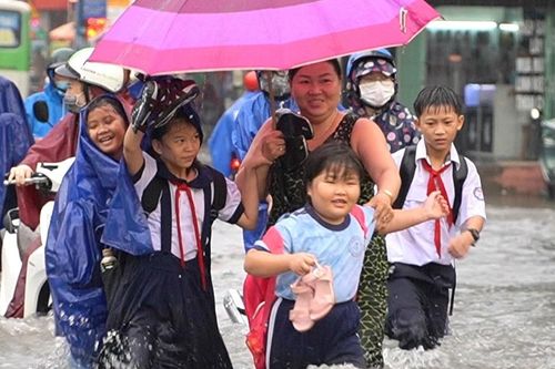 Mùa mưa ở Nam Bộ đến sớm