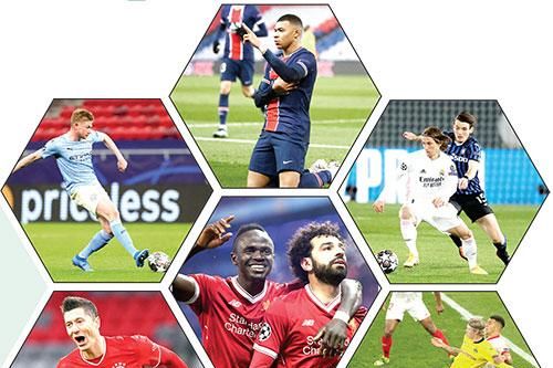 Champions League còn 8 anh hào: Anh nào vô địch?