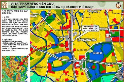 Hà Nội: Công bố điều chỉnh cục bộ quy hoạch tại quận Hoàng Mai