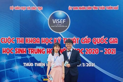 2 học sinh ở Thanh Hóa đoạt Giải Triển vọng tại Cuộc thi KHKT cấp Quốc gia dành cho học sinh trung học năm học 2020-2021