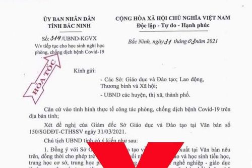 Học sinh làm giả văn bản nghỉ học: Mục đích trêu đùa 'Cá tháng Tư'