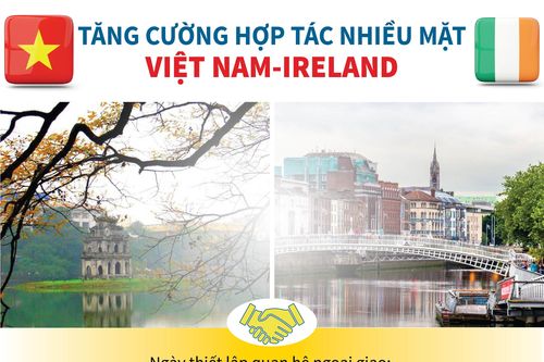 Tăng cường hợp tác nhiều mặt Việt Nam-Ireland