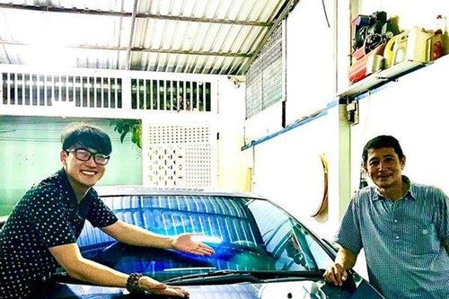 Bóc giá xế hộp Hà Trí Quang mua tặng bố dịp sinh nhật