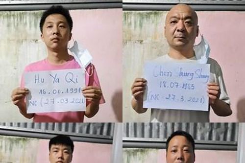 Phát hiện, bắt giữ 4 đối tượng người Trung Quốc nghi xuất nhập cảnh trái phép