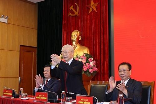 Tổng Bí thư Nguyễn Phú Trọng dự Hội nghị tổng kết của Hội đồng Lý luận Trung ương