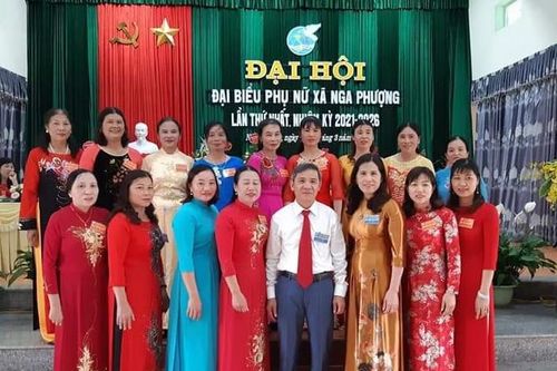 Hội LHPN huyện Nga Sơn hoàn thành đại hội đại biểu phụ nữ cấp cơ sở, nhiệm kỳ 2021-2026