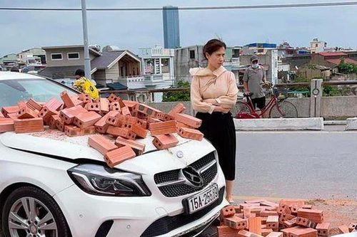 Chủ xe Mercedes bị xích lô chở gạch đâm trúng: Không có ý bắt đền