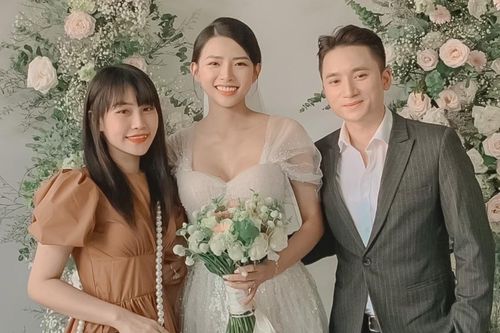 Vợ Phan Mạnh Quỳnh diện váy cưới đính 3.000 viên pha lê