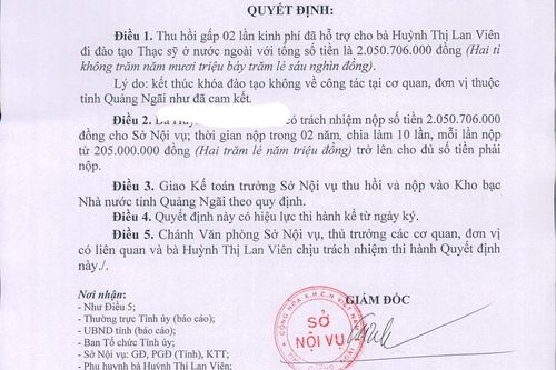 Hoàn trả kinh phí đào tạo nhân lực chất lượng cao: Nợ tiền tỷ, trả nhỏ giọt