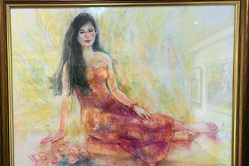 Họa sĩ Vi Quốc Hiệp triển lãm tranh phái đẹp lần 2 tại Hà Nội