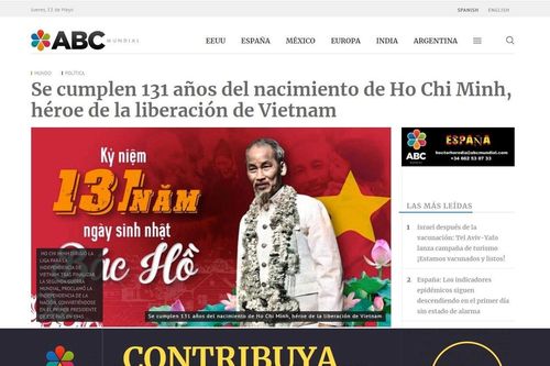 Báo Argentina đăng bài viết nhân kỷ niệm 131 năm ngày sinh Chủ tịch Hồ Chí Minh
