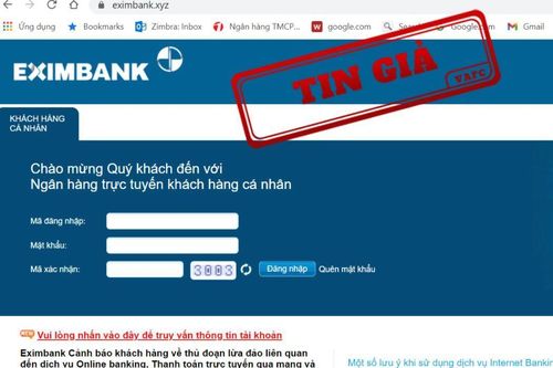 Cảnh báo giả mạo ngân hàng lừa đảo người dùng