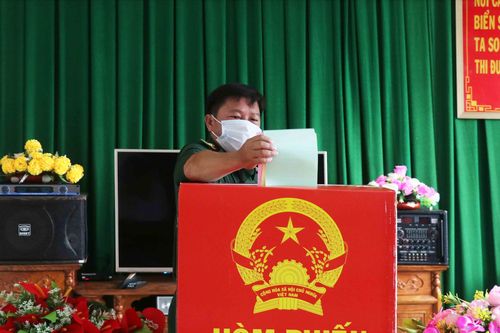 Đảo Hòn Chuối của tỉnh Cà Mau hoàn thành bầu cử sớm