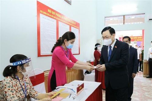 Chủ tịch Quốc hội bầu cử tại huyện An Lão của Hải Phòng