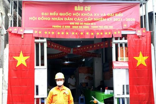 Cần Thơ: Điện lực Cái Răng cung cấp điện đảm bảo phục vụ bầu cử
