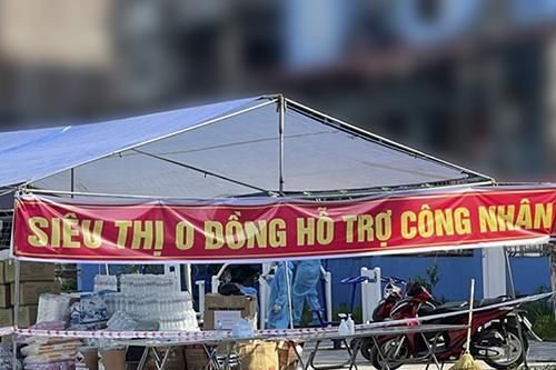 Siêu thị 0 đồng hỗ trợ công nhân vùng dịch