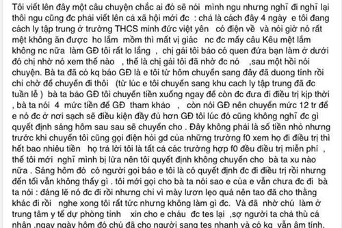 Xử lý nghiêm hành vi 'vòi tiền' người nhà bệnh nhân COVID-19