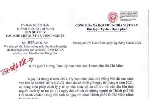 TP Hồ Chí Minh: Dịch Covid-19 trên địa bàn có dấu hiệu chững lại
