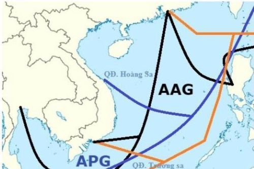 Hôm nay, một tuyến cáp quang biển được sửa chữa xong