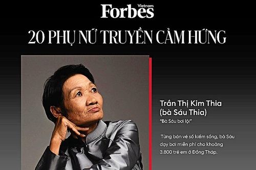 Bà Sáu Thia là 1 trong 20 phụ nữ truyền cảm hứng năm 2021