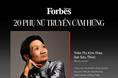 Tạp chí Forbes vinh danh bà Sáu Thia: Từ người bán vé số đến người dạy bơi miễn phí cho 3000 trẻ em