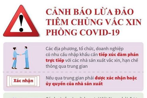 Cảnh báo lừa đảo tiêm chủng vaccine phòng COVID-19