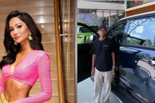 Vừa xây nhà tiền tỷ, H'Hen Niê tiếp tục mua xế hộp tặng bố mẹ