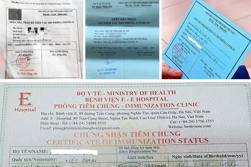Cần thống nhất mẫu xác nhận đã tiêm vaccine phòng dịch Covid-19